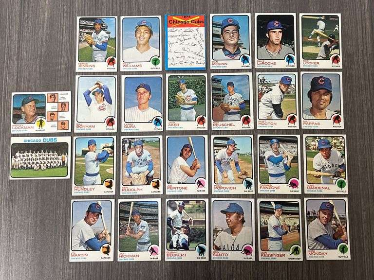 Chicago Cubs 1973 Topps Team Set