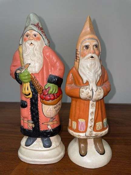 Folk Art Santas
