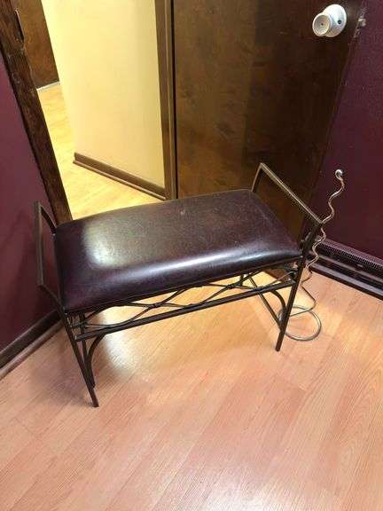 Metal bench etc