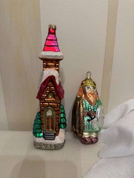 2 vtg Radko ornaments