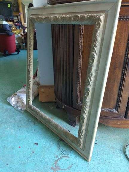 Painted White Wooden Frame