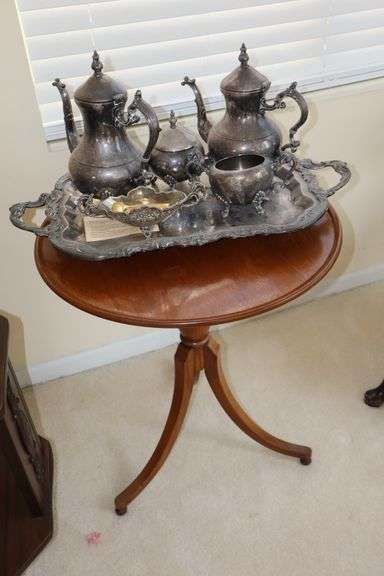 Silverplate Serving Pieces & Table