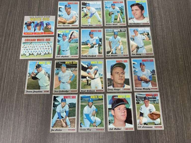Chicago White Sox 1970 Topps Team Set
