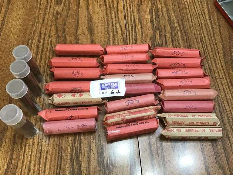 WHEAT CENTS, 1330 wheats from the 1930's to the 50's