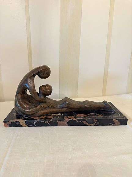 Rare Alfred Tibor bronze sculpture-wow!!