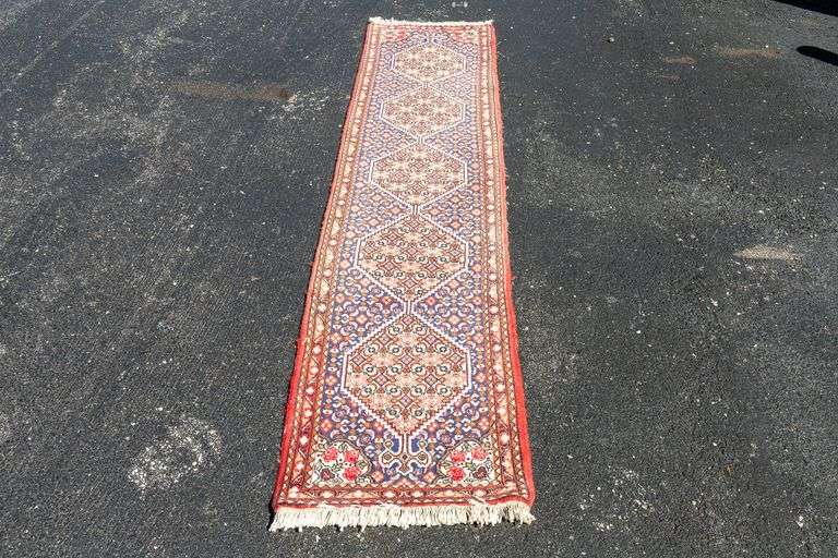 Hand-Knotted Wool Carpet Runner
