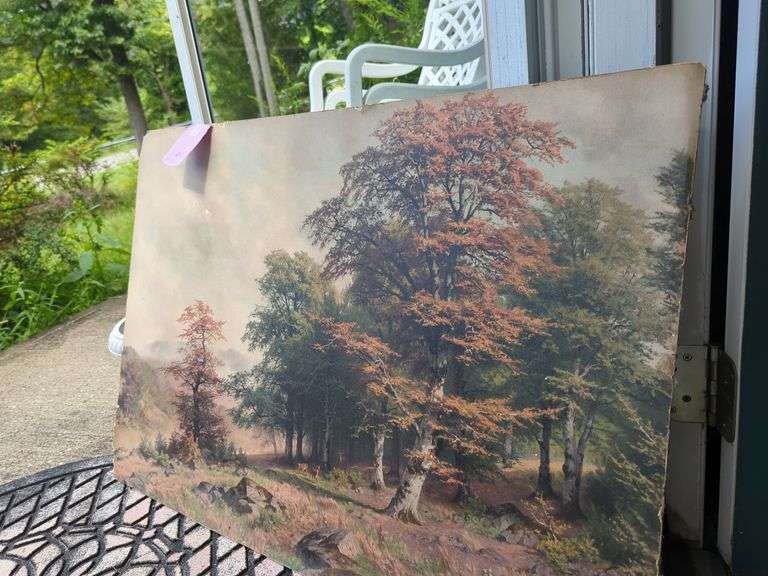 Vintage Autumnal Landscape Art Print