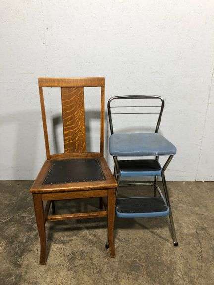 Antique Chair and Stool Chair