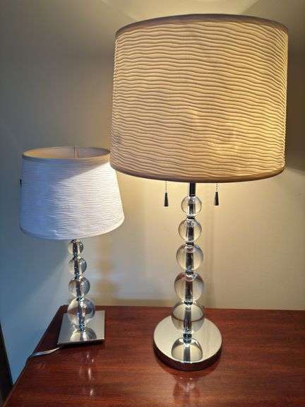 Contemporary acrylic lamps
