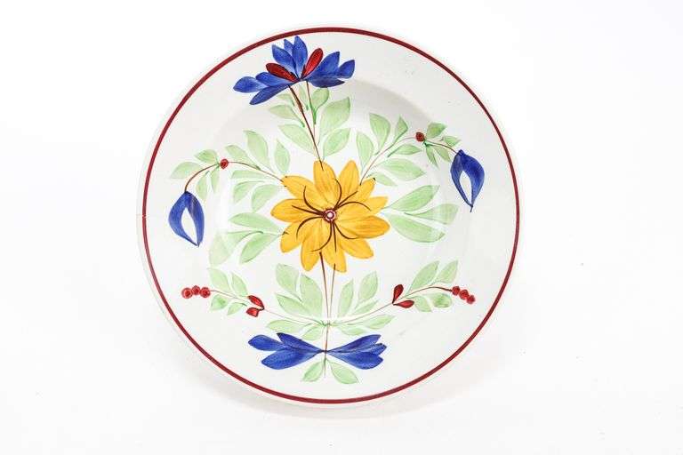 Societe Ceramique Maestricht Flower Plate