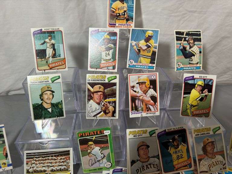 1970’s, 80’s and newer Pittsburgh Pirates Baseball Cards