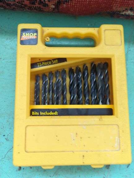 25 Piece Drill Bit Set with Case