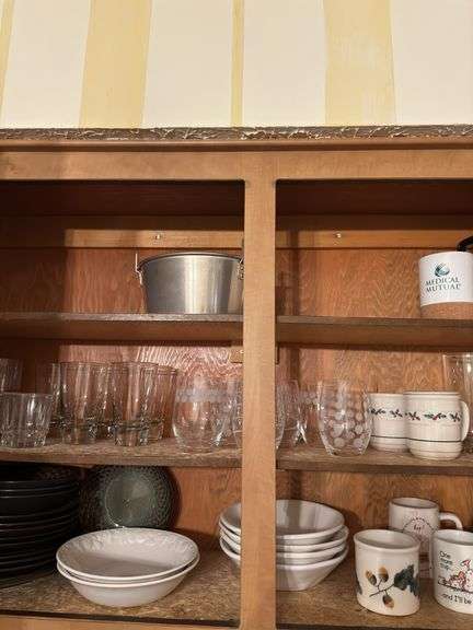 Mikasa glass, dishes etc