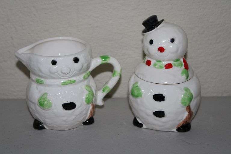 Vintage Creamer and Sugar