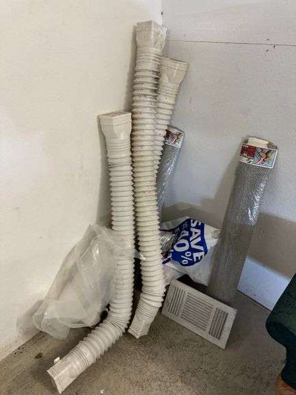 gutter guards, downspouts, hose reel and other accessories