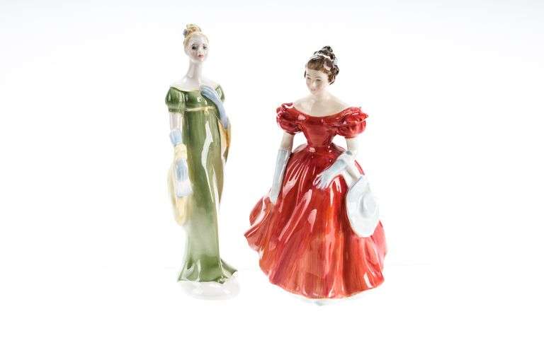 Royal Doulton Figurines: Lorna 1964 and Winsome 1959