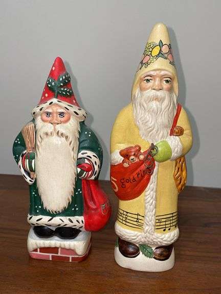 Folk Art Santas