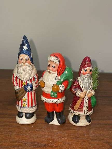 Folk Art Santa’s