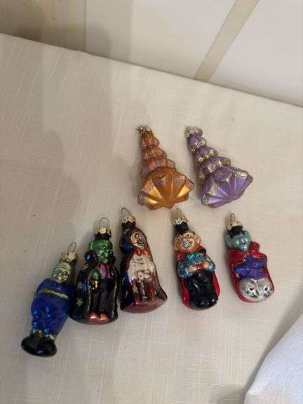 Dept 56 Halloween + Christmas Ornaments