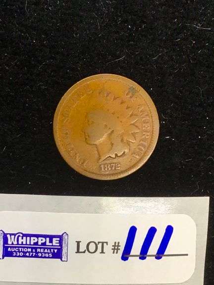 1872 INDIAN cent, good