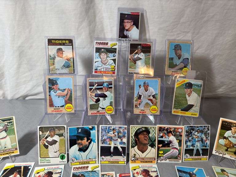 Tigers Baseball Cards includes cards from the 1970s and newer.