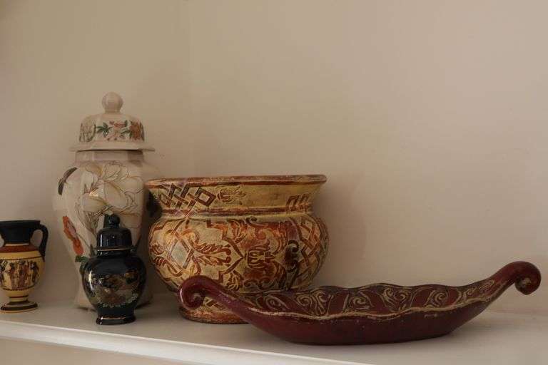 Ginger Jars & Planter