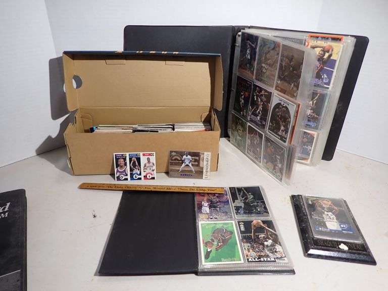 MASSIVE COLLECTION OF BASKETBALL SPORTS TRADING CARDS 1990s - see all photos