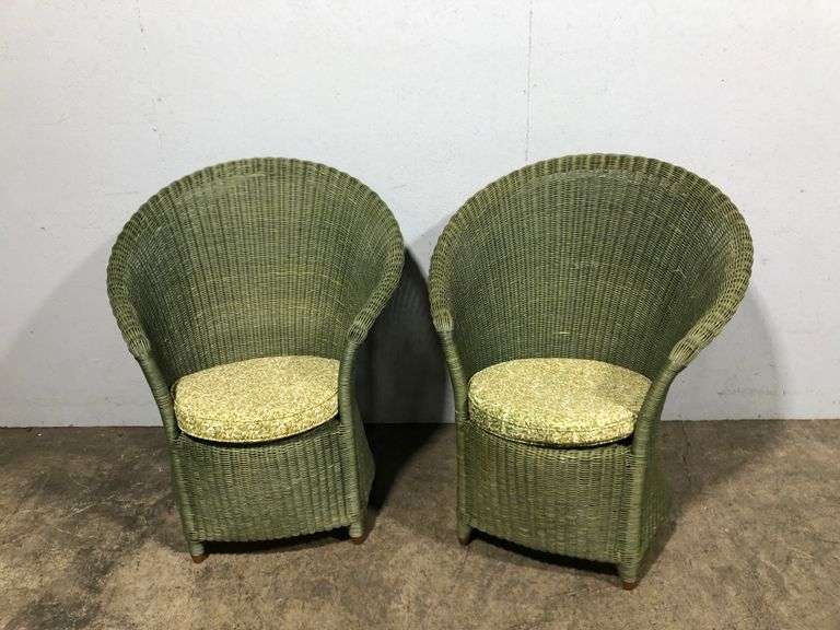 Pair of Wicker Chairs