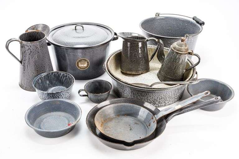Vintage Metal Cookware and Dishes