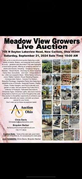 Meadow View Growers Live Auction