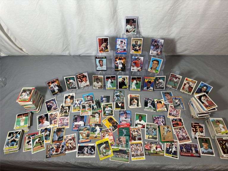 Giants Baseball Cards Including Cards From the 1970s and Newer