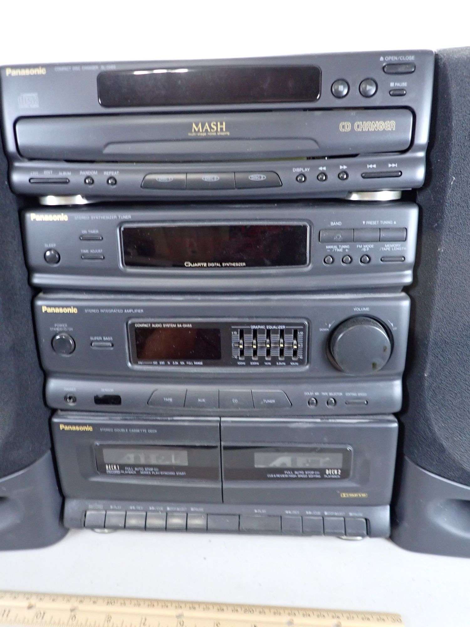 TESTED - Panasonic SA-DH55 & SL-DH66 AM/FM/Dual Cassette Receiver
