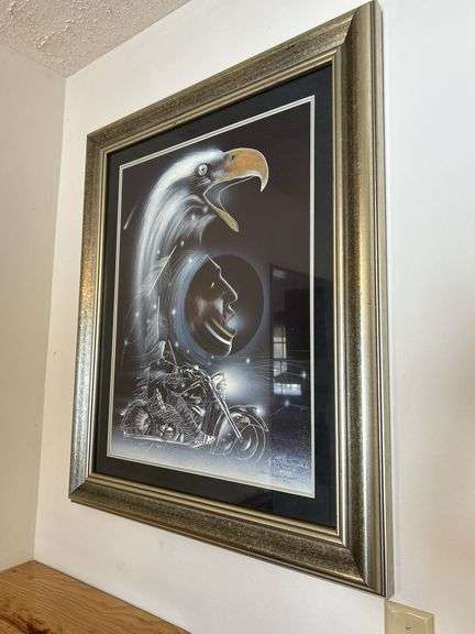 Motorcycle Indian Print