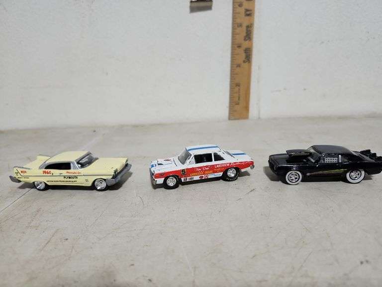 3 Johnny Lighting Playing Mantis 1:64 Scale Cars 1996 & 1997