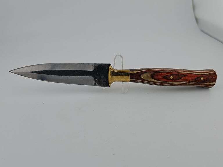 Carbon Steel Dagger w/ Leather Sheath
