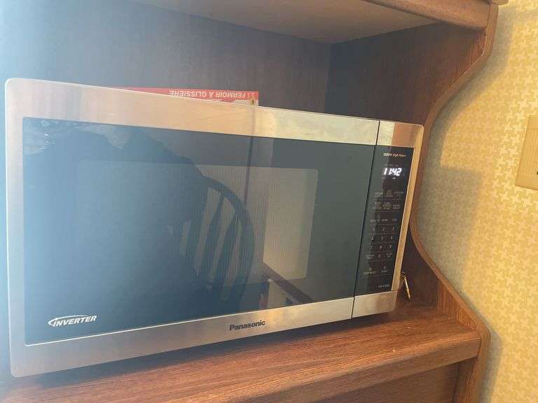 Stainless Panasonic Microwave