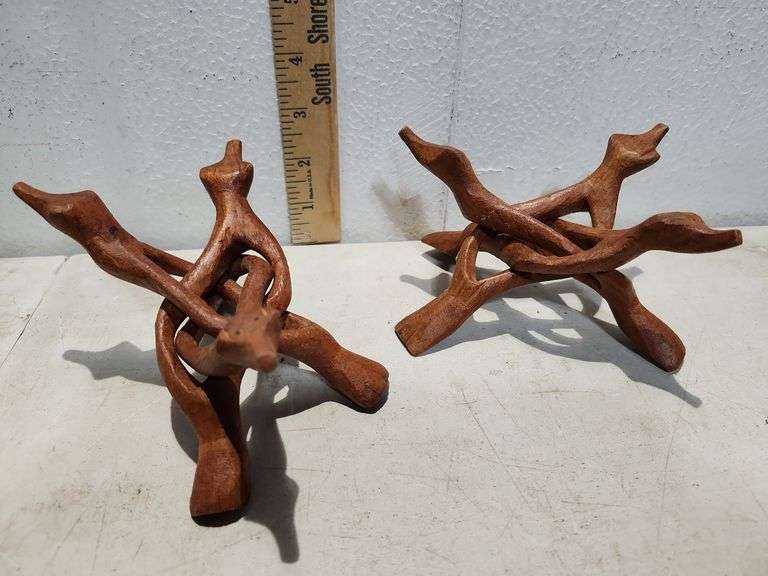 Pair Of India Plant Holders