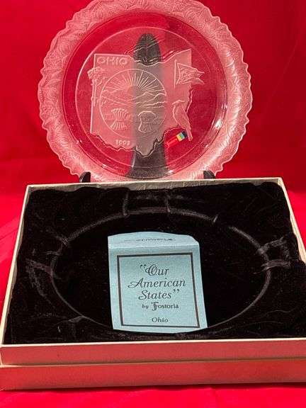 Fostoria Ohio Plate