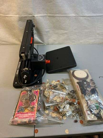 Sears Motorized Scroll Saw with Accessories - Model 572.247202