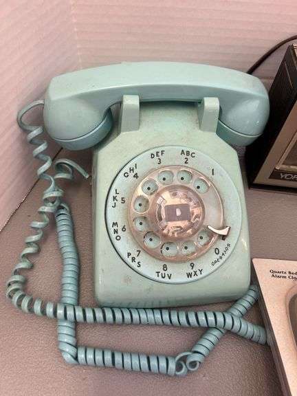 Vintage Phone, Clocks, Antenna