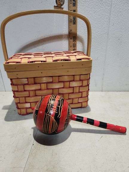 Basket And Wooden Shaker