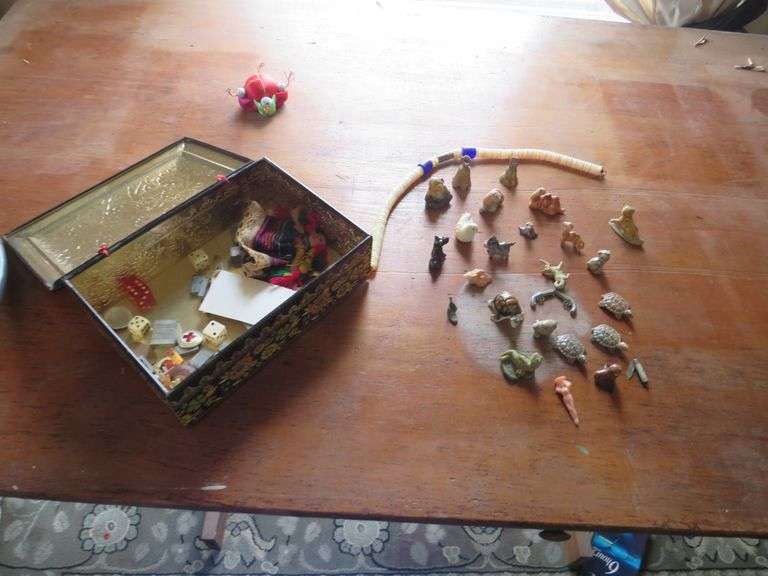 Assorted Miniature Collectibles and Trinket Box Set