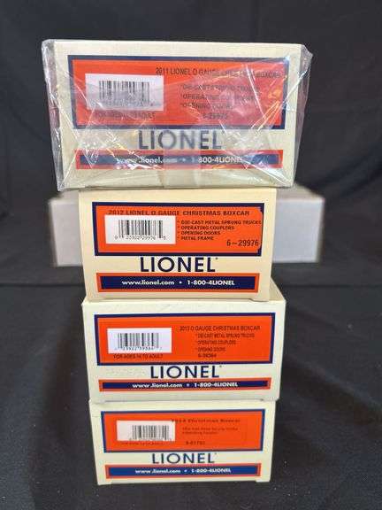 Lionel 2011-2014 Christmas Box Cars