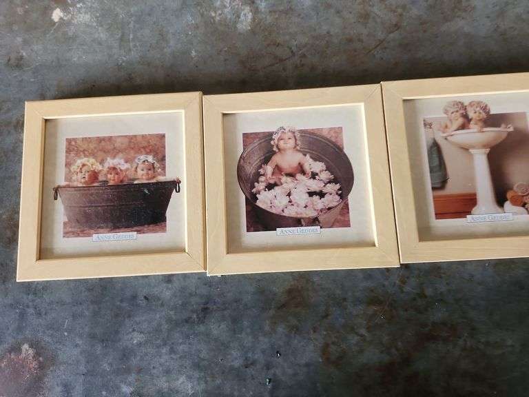 Set Of Three Anne Geddes 7x7