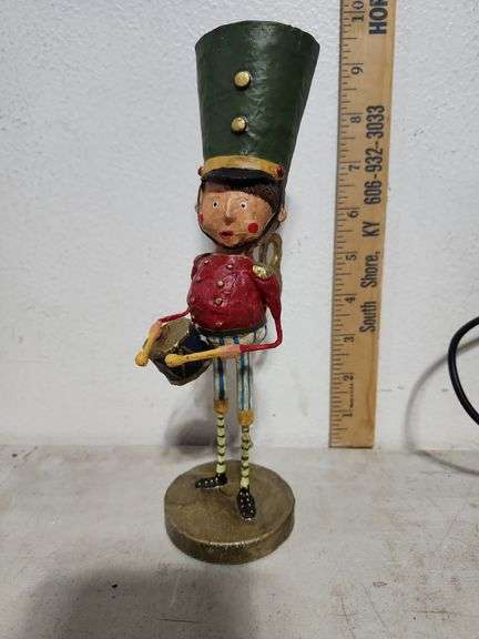 New In Box Lori C Mitchell ESC Me And My Drum Figure