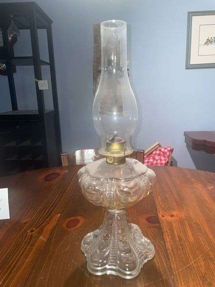 Antique oil lamp
