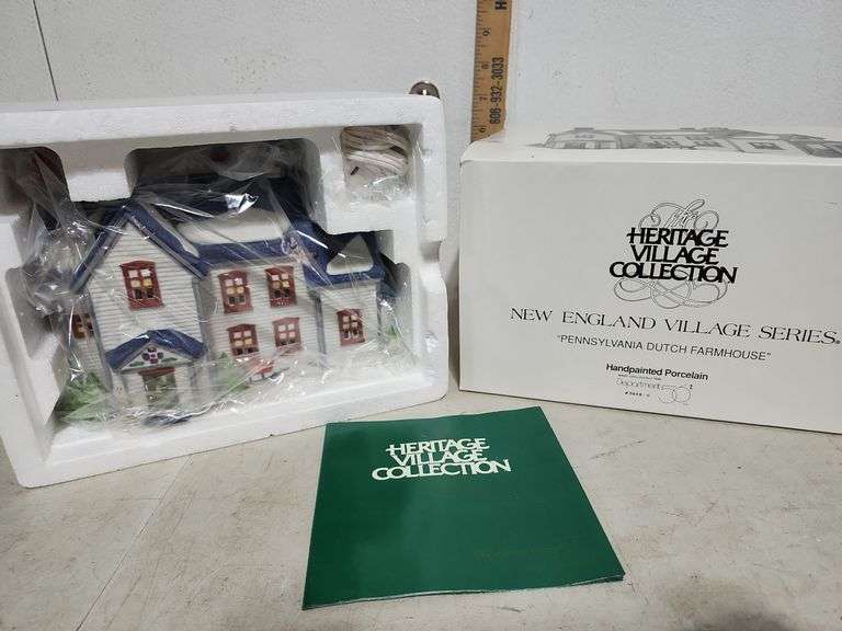 Heritage Village Collection New England Series Pennsylvania Dutch Farmhouse Dept 56 In Box