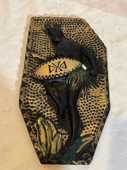 African Warrior Plaque