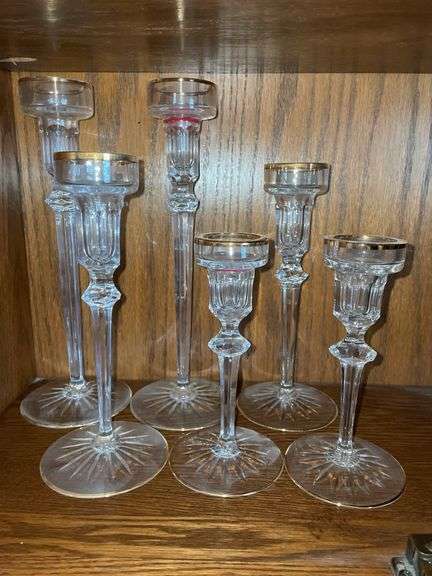 Crystal Candlestick holders