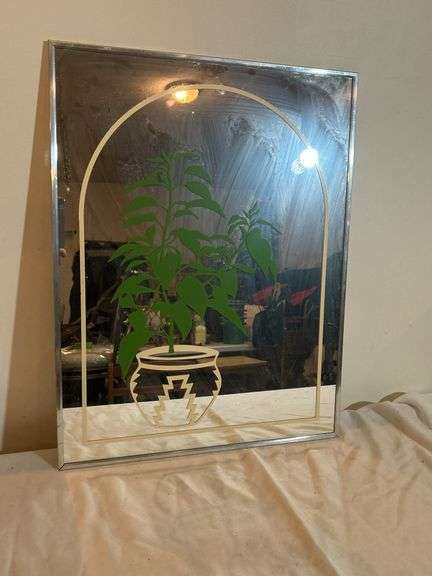 70s Jim Roslof Style Mirror Art